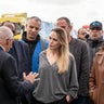 Angelina Jolie Visits Egypt-Gaza Border Area To Review Aid Efforts 