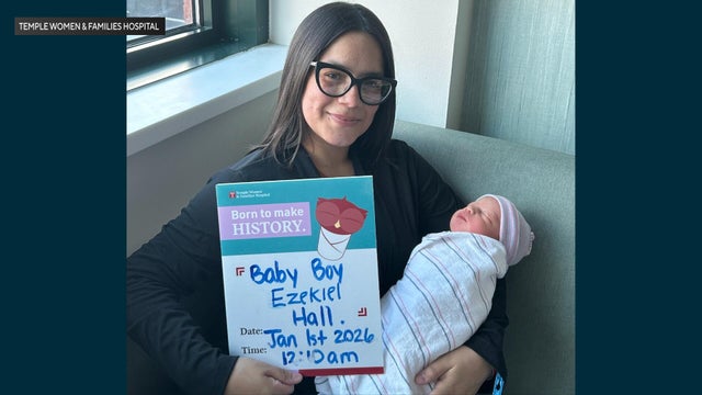 Ezkiel Hall, born to mom Natalie Rivera at Temple Women & Families Hospital 