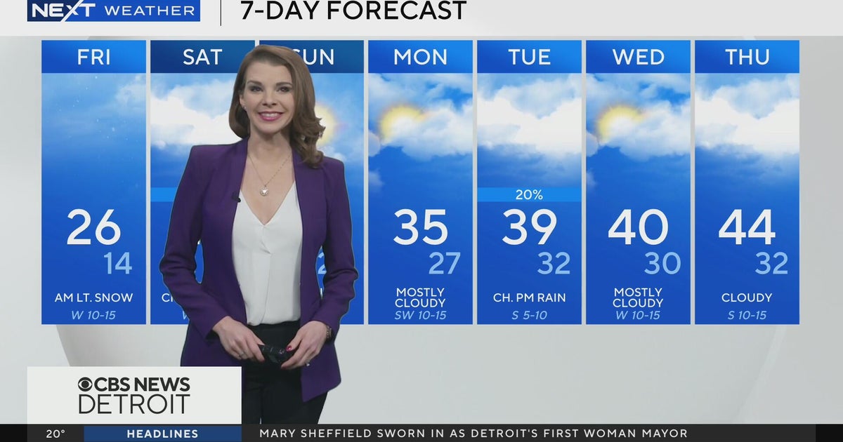 Cold temps with more snow ahead - CBS Detroit