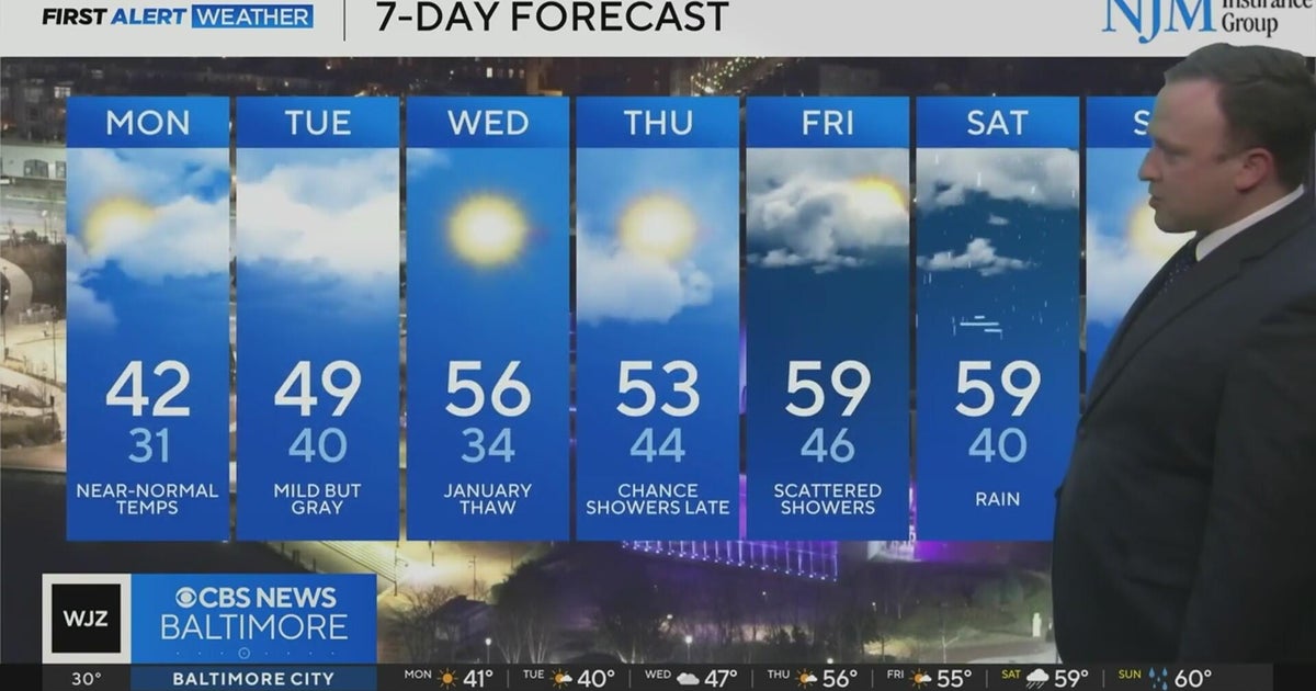 Warmer weather returns to Maryland later this week - CBS Baltimore