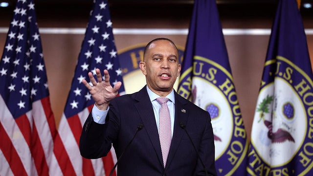 Democratic Leader Jeffries Holds News Conference On Capitol Hill 
