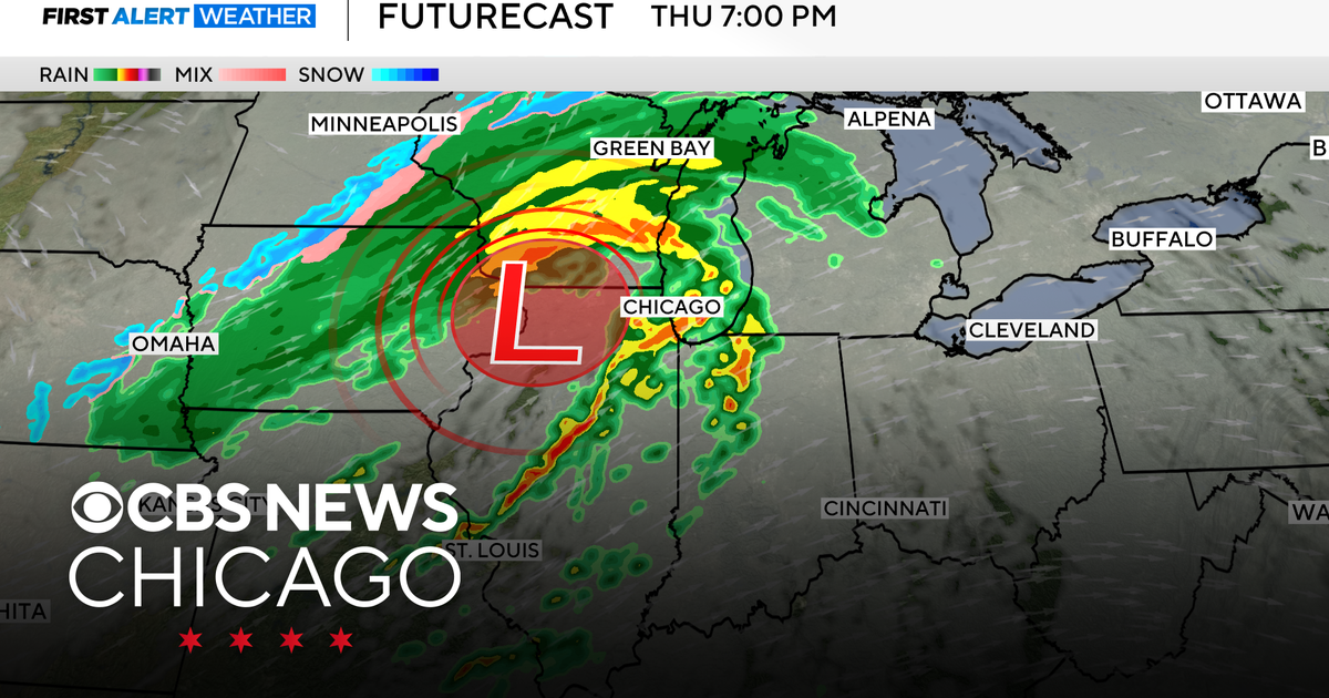 Chicago weather: Mild night before soaking rain Thursday - CBS Chicago