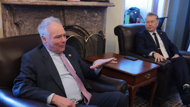 Senators Kaine And Paul Speak On Their Venezuelan War Powers Resolution At The US Capitol 