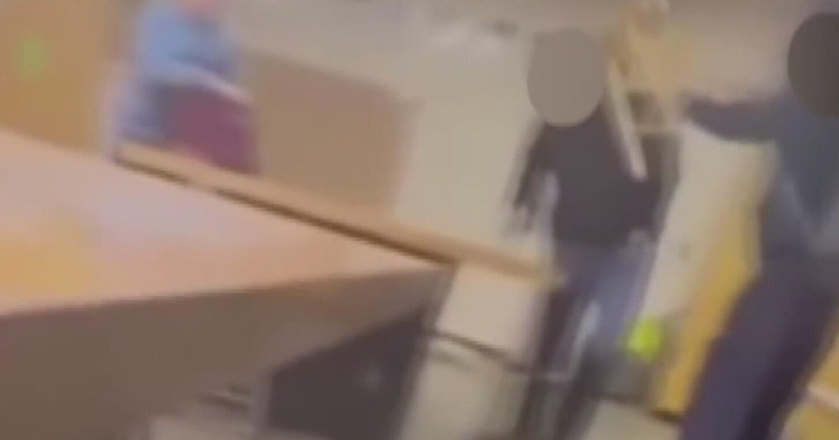 Student hit in head with wooden stool by classmate, mom says - CBS ...