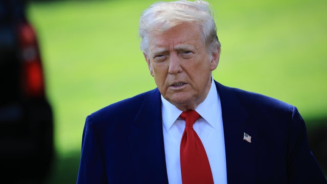 President Trump Departs The White House En Route To Michigan 