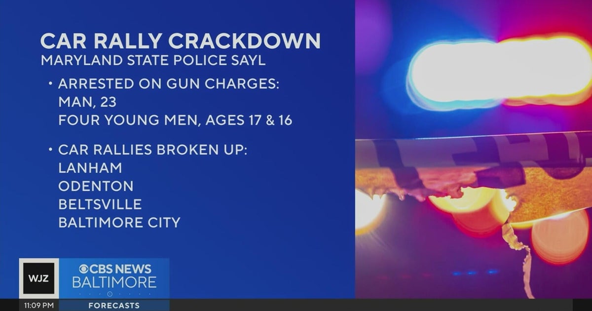 Illegal car rallies dismantled across Maryland over the weekend