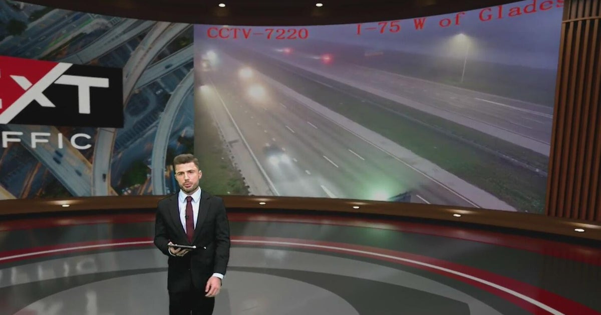 Eastbound lanes on I-75 in Weston reopened after Wednesday morning crash