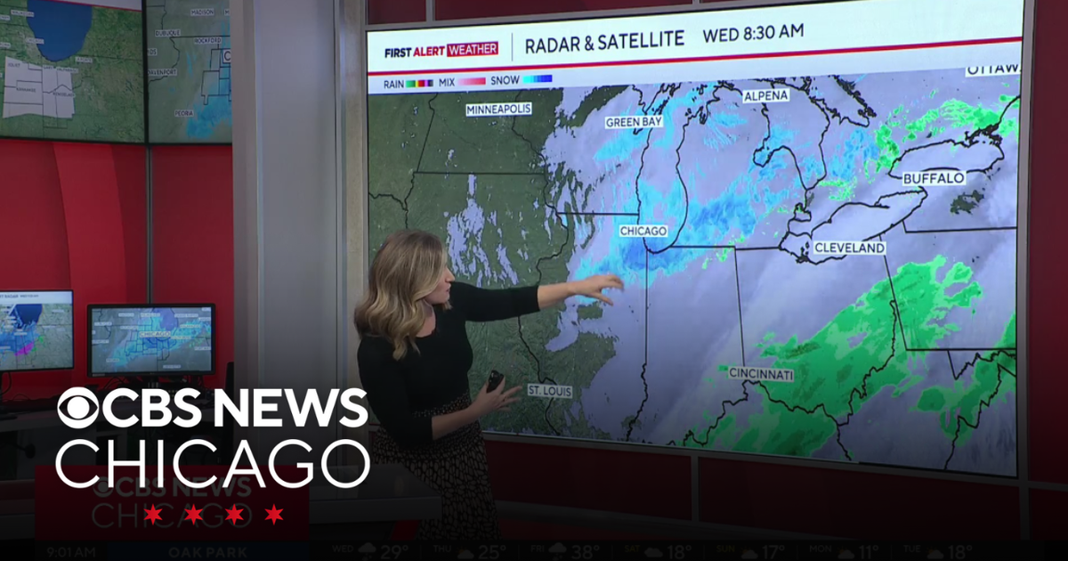 Snow to blame for numerous crashes on Chicago area roadways - CBS Chicago