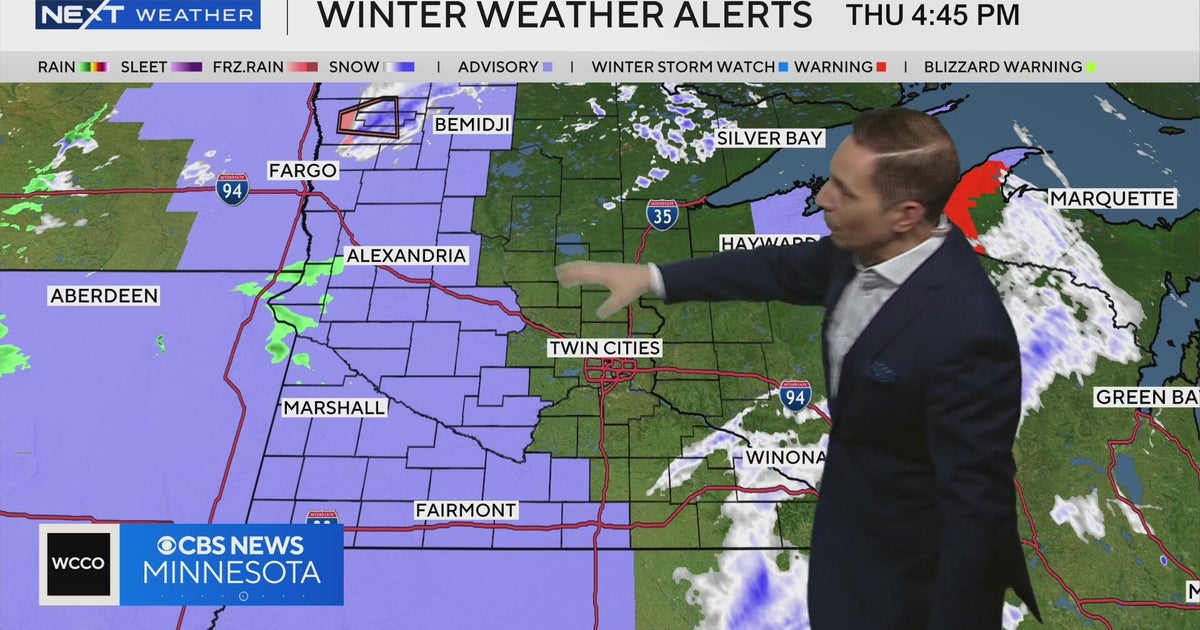 4 p.m. Minnesota forecast from Jan. 15, 2026 | NEXT Weather - CBS Minnesota