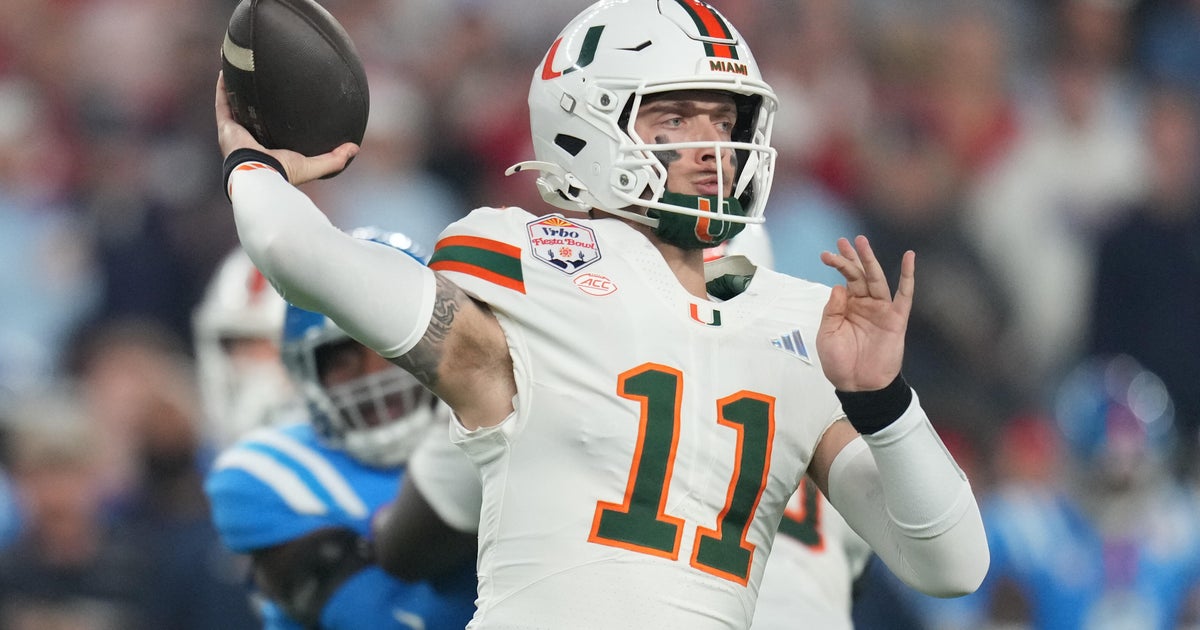 Carson Beck’s college career set to end when Miami Hurricanes face Indiana Hoosiers in College Football Playoff National Championship