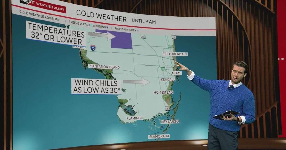 South Florida sees Cold Weather Advisories as temperatures tumble ...