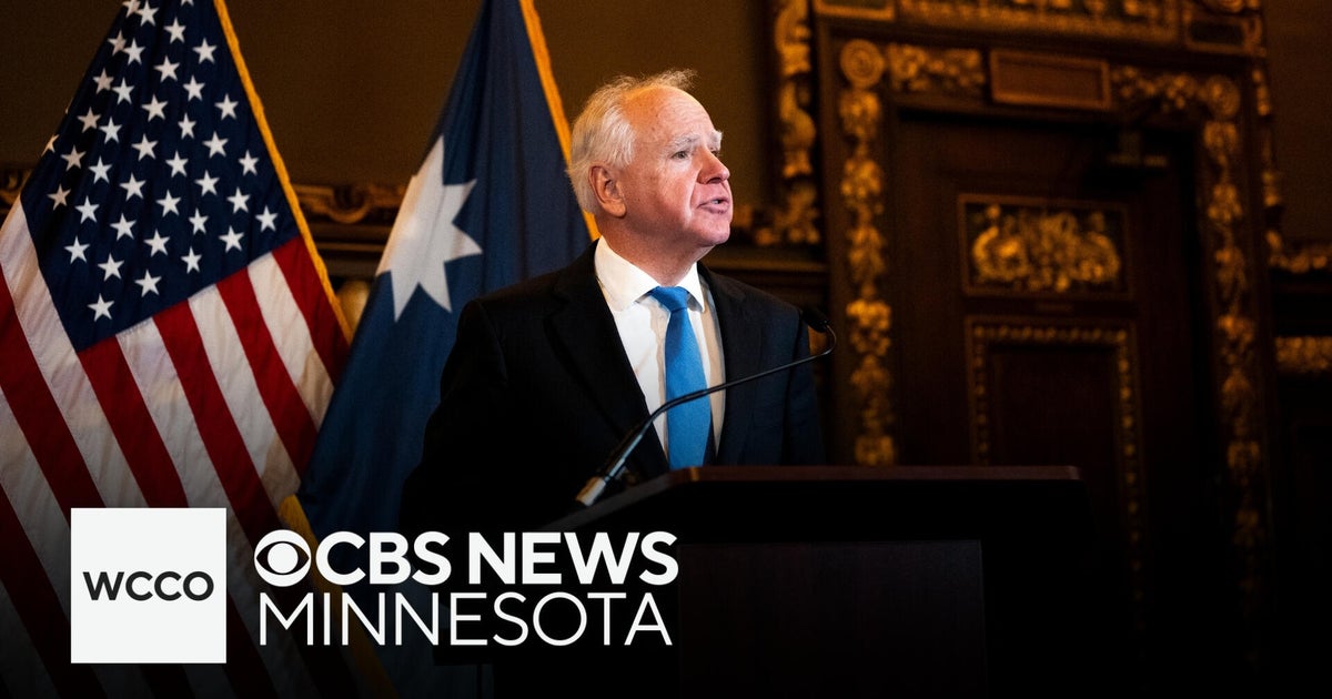 Gov. Tim Walz looks to talk with President Trump, calling for calm