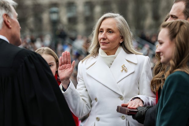 Abigail Spanberger Is Sworn In As First Female Virginia Governor 
