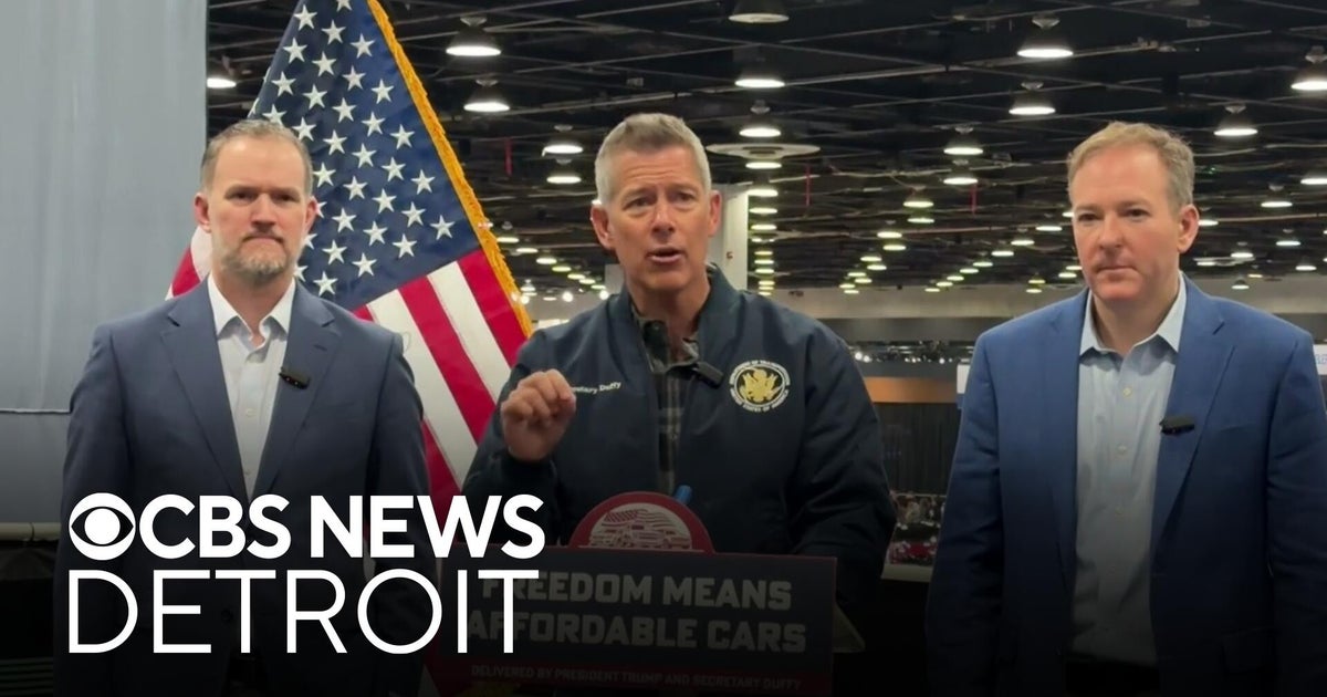 Duffy discusses car prices during first day of 2026 Detroit Auto Show