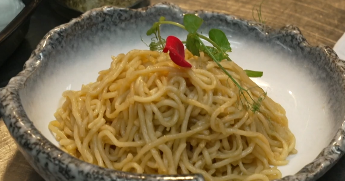 The inspiration behind Crustacean's world-famous garlic noodles