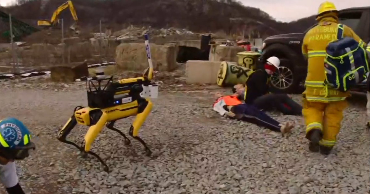 Pittsburgh researchers developing lifesaving robot "dogs"