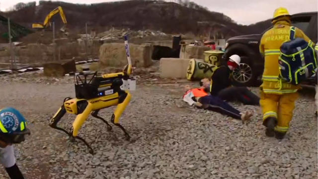 Pittsburgh researchers developing lifesaving robot "dogs" 