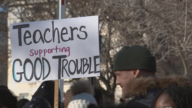 ICE walkout and protest at Girard College 