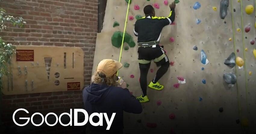 Ryan is checking out Pipeworks, a climbing and fitness gym - Good Day ...