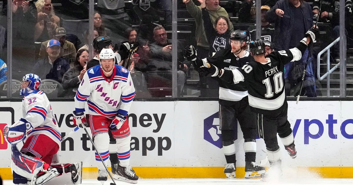 Anton Forsberg excels in relief of injured Darcy Kuemper in LA Kings' 4-3 win over slumping Rangers