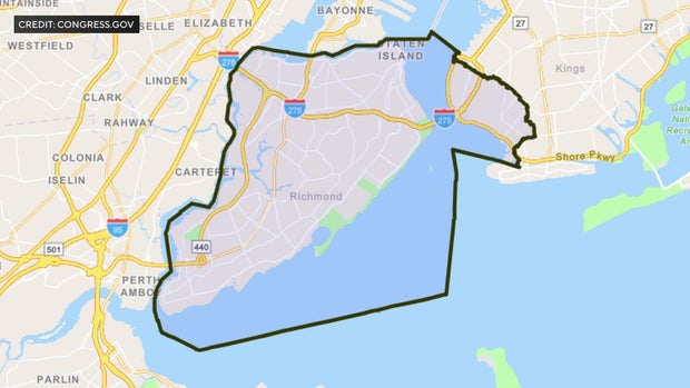 Map of New York's 11th Congressional District