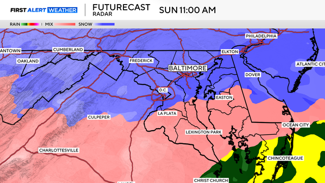 Winter Weather in Baltimore 