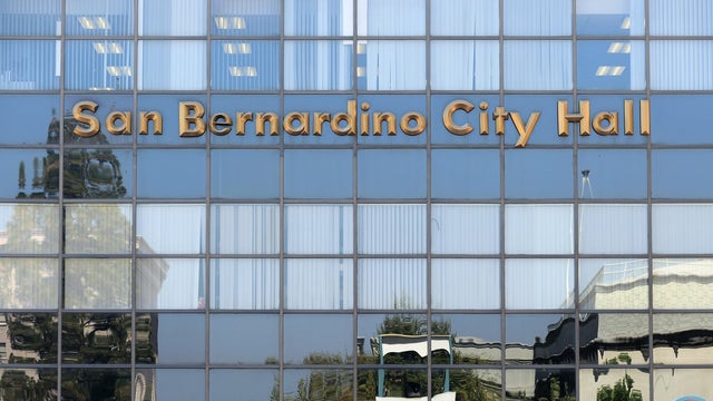 Offices are seen at the San Bernardino C 