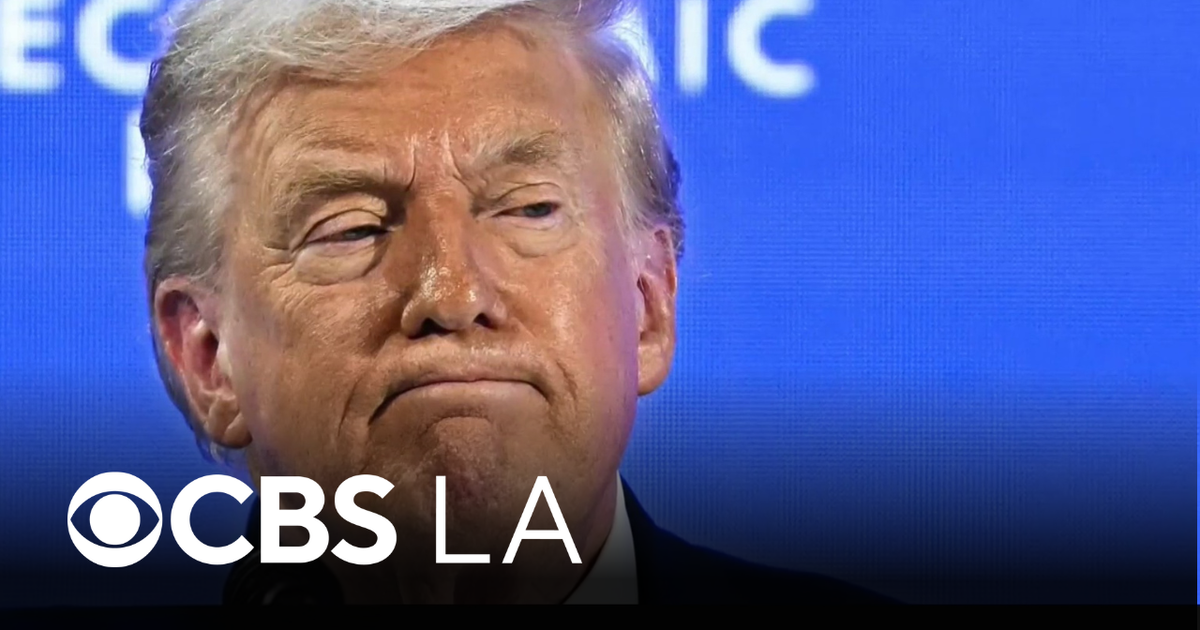 Trump criticizes Newsom during Switzerland trip, announces potential deal for Greenland