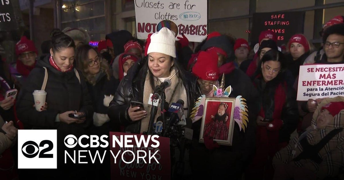 Patients voice support for striking NYC nurses