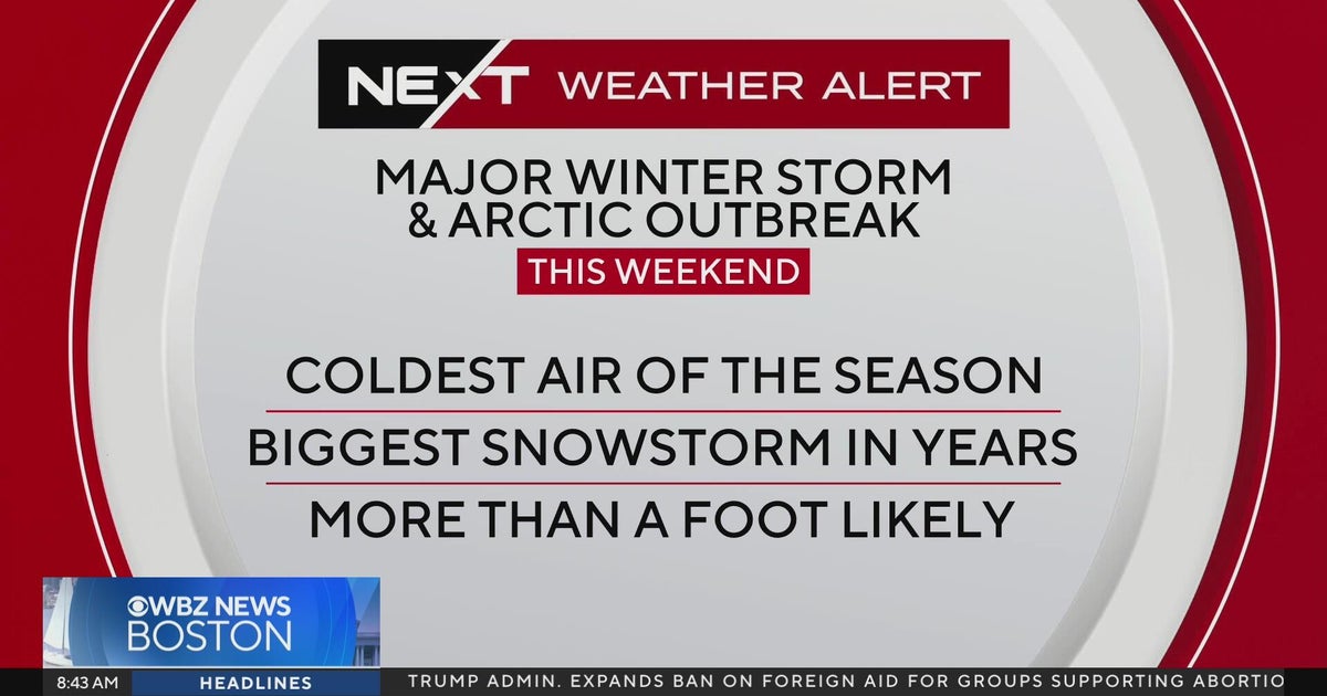 Next Weather: WBZ mid-morning forecast for January 23, 2026