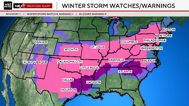 Maps give in-depth look at Boston weather forecast for major snowstorm ...