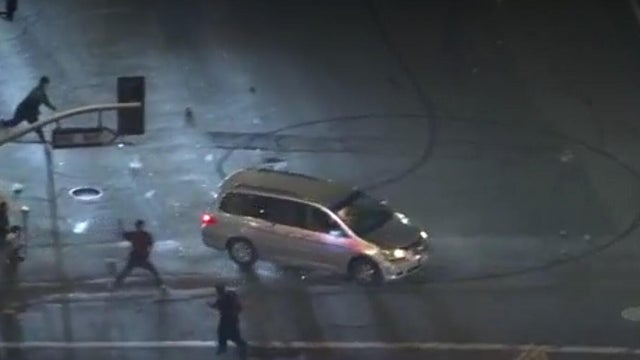 Selective focus on gavel hammer on wooden table top with copy space,Malaysia 