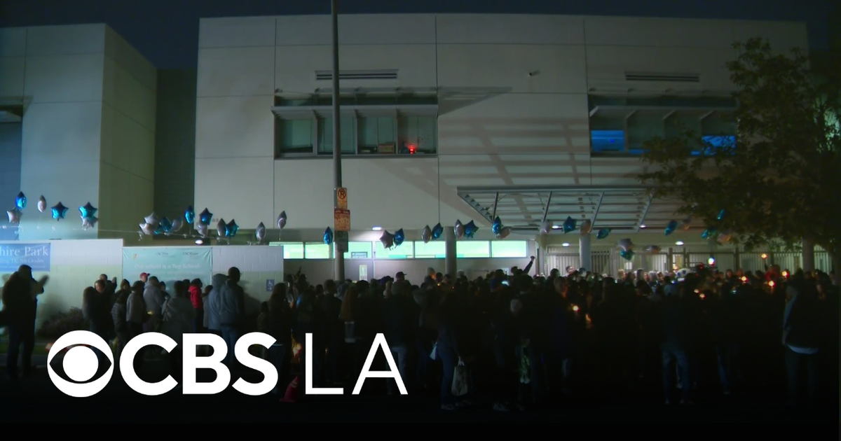 School gathers to honor Los Angeles teacher allegedly killed by her husband