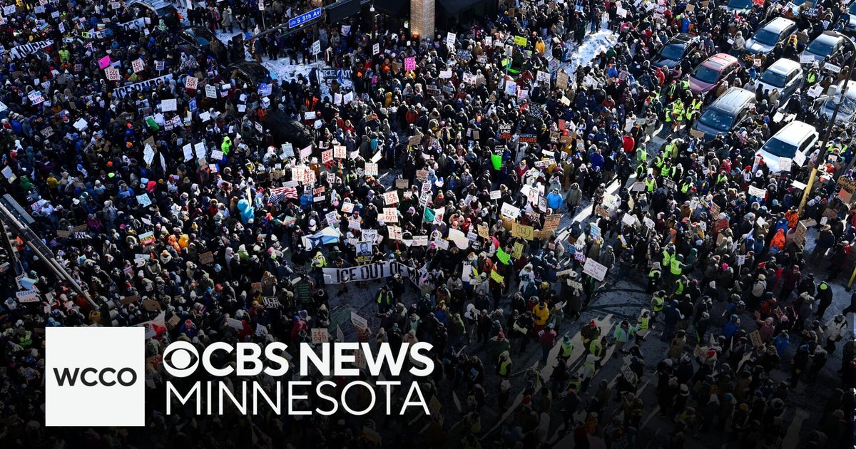 Protesters gather for rally against ICE at Minneapolis’ Target Center ...