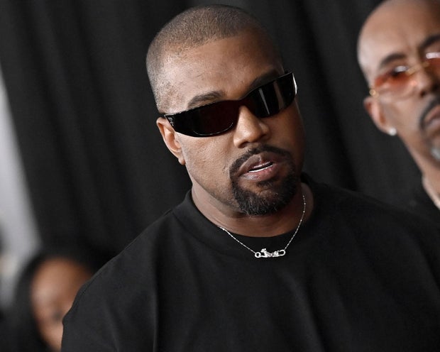 Kanye West attends the Grammy Awards at Crypto.com Arena on Feb. 2, 2025, in Los Angeles, California. 