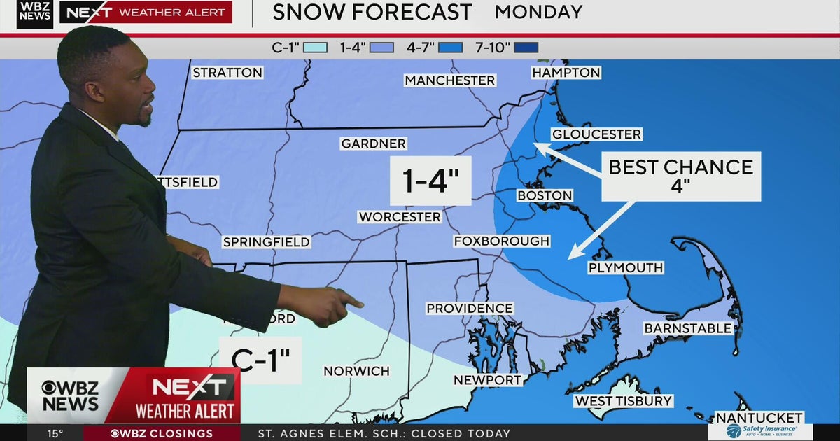 Monday morning weather forecast as Boston digs out from major snow storm