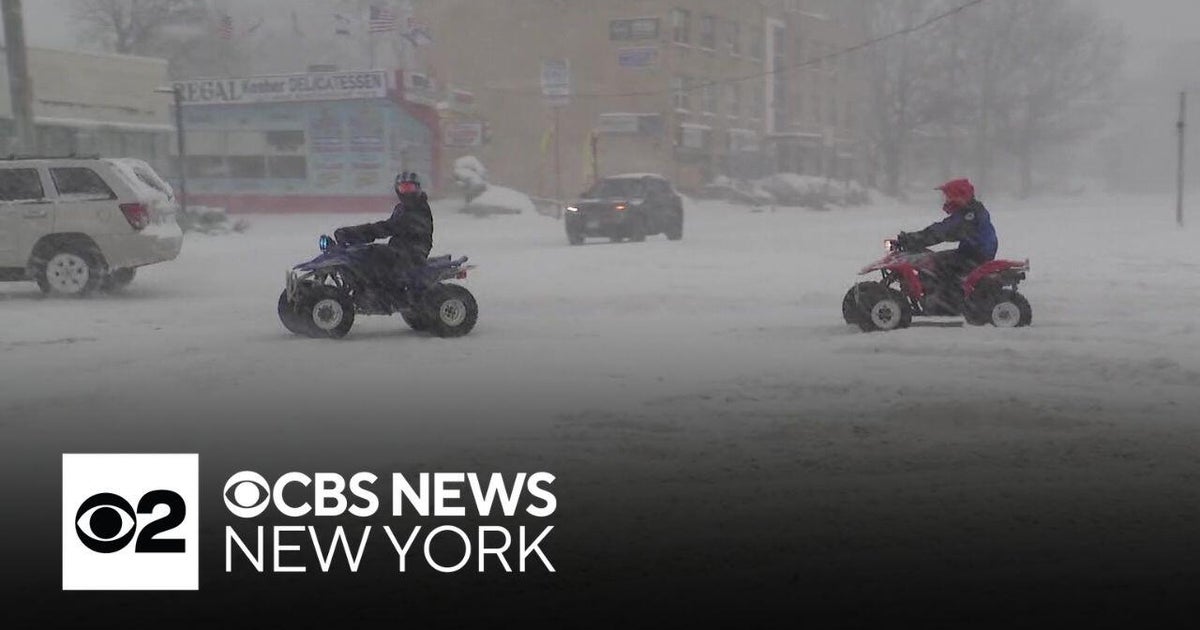 Nassau County gets slammed with snow-sleet mix