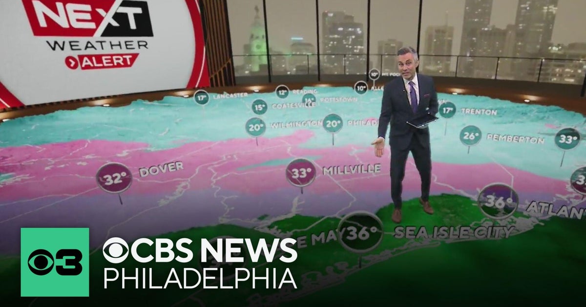 Winter storm moves through region | CBS News Philadelphia Jan. 25, 2026