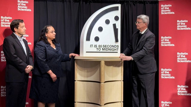 From left, Jon Wolfsthal, director of global risk at the Federation of American Scientists; Asha George, executive director of the Bipartisan Commission on Biodefense; and Steve Fetter, professor of public policy and former dean at the University of Maryl 