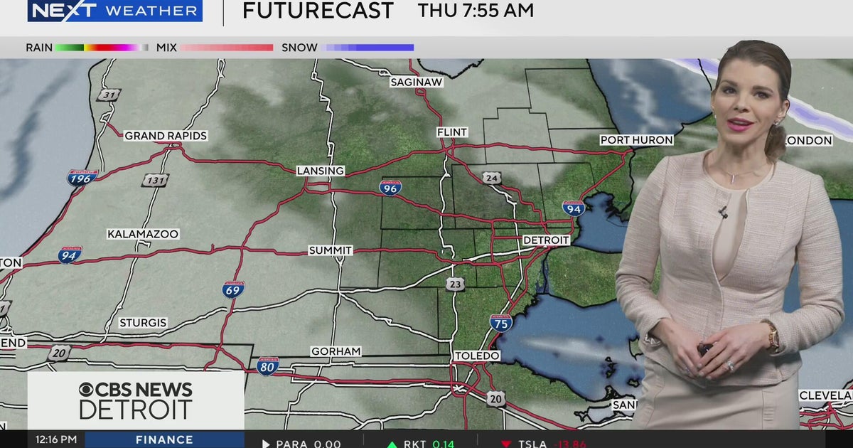 Cold temps and afternoon snow showers - CBS Detroit