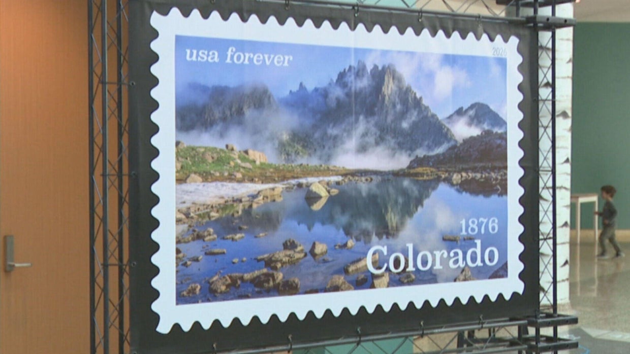 Postage stamp unveiled to celebrate Colorado's 150 years as a state ...