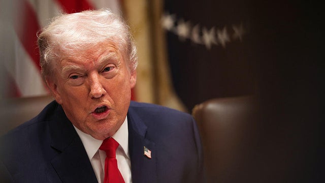 President Trump speaks during a Cabinet meeting at the White House in Washington, D.C., on Jan. 29, 2026. 