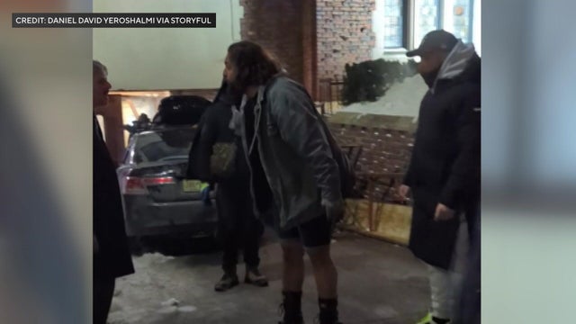 Dan Sohail outside Chabad headquarters 