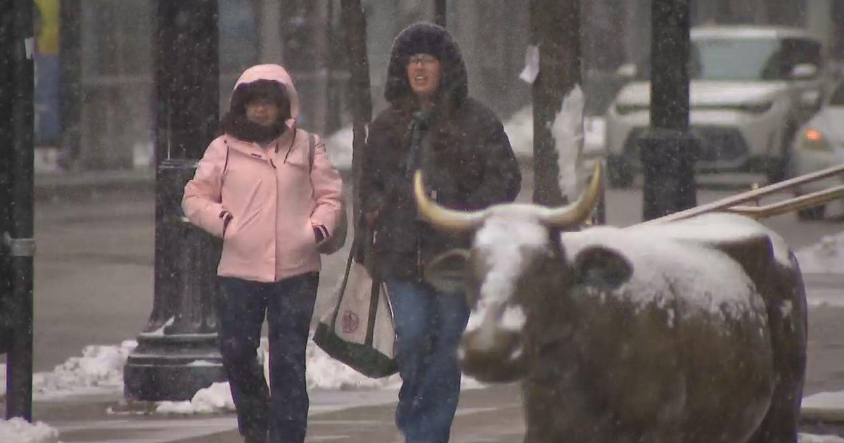 Bursts of lake effect snow will clobber Chicago area today
