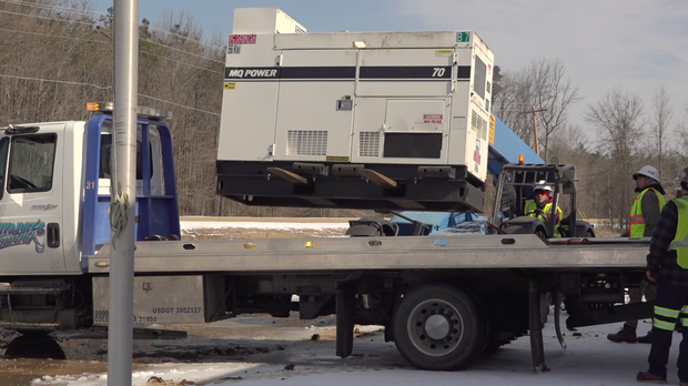FEMA generator in Gravestown Mississippi 