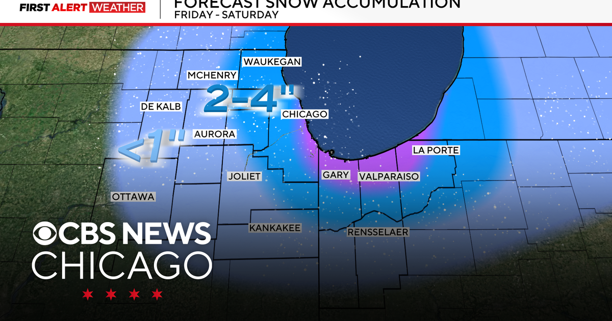 Chicago weather: Lake effect snow up to 6 inches falls in Chicago