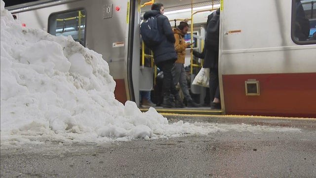 MBTA snow 