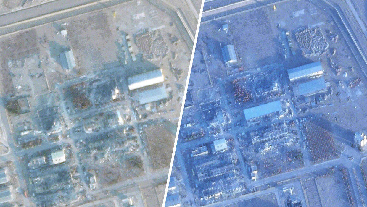Satellite photos show activity at Iran nuclear sites as tensions rise ...