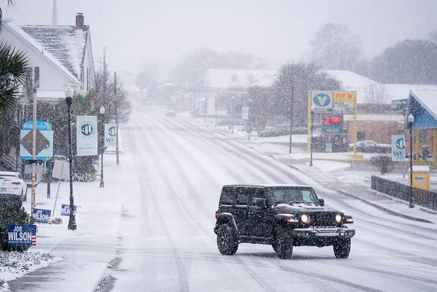 Winter Storm Brings Snow To South Carolina 