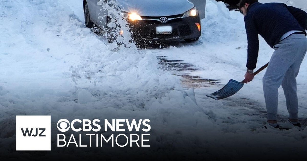 Snow and ice still an issue on Baltimore streets and sidewalks